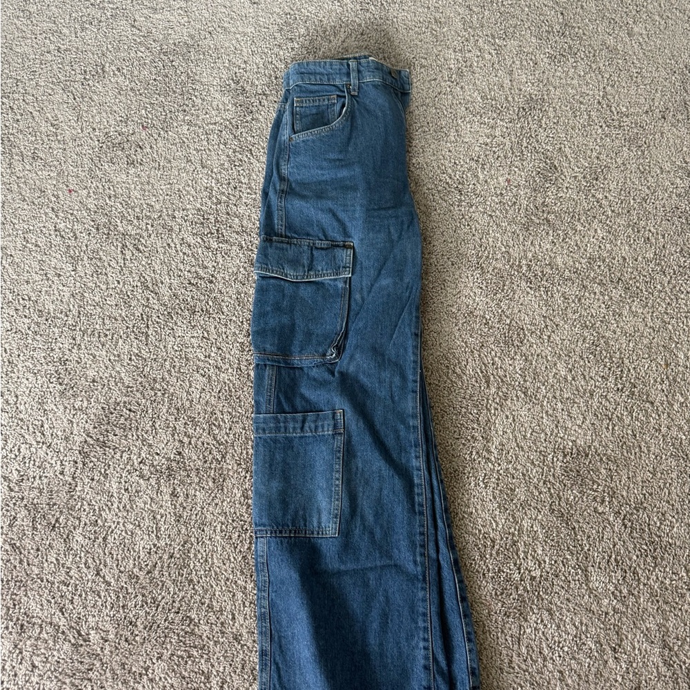 Cotton On Women's Blue Flare Jeans